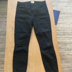 L'AGENCE Margot High-Rise Skinny Jeans Noir - 29